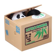 DARUMEE 趣味動物存錢罐, 07 收錢的熊貓, 1個