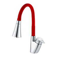 廚房可旋轉式水龍頭 紅色, 1個