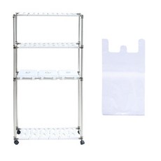 LIVING HAPPY Cling 3 箱 3p + 信封 100p + 專用貼紙套組, 白色（分類垃圾）, 1組