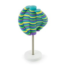 PLAYABLE ART 創意旋轉棒棒糖解壓玩具, 不透明