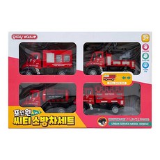 play value 4合1城市消防車套組, 混合色, 1個