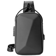 Bro Pic硬殼安全鎖斜背包, 單色