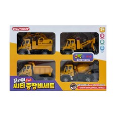 play value 4in1城市重型裝備套組, 混色