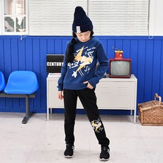 jackid 女童閃電刷毛保暖大學T