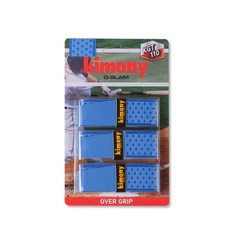 KIMONY JISLAM 平面棒球握把帶 外層式 3入組, 藍色