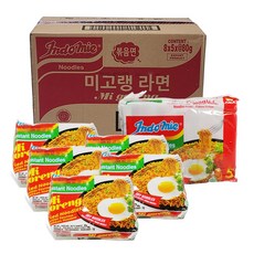 Indomie 營多麵 印尼炒麵 原味 5包 + 辣味 5包, 4組
