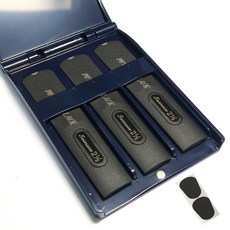 Seinsia 薩克斯風 Imperial Black 次中音合成竹片 2.5號 3片 + 貼片 2片, 1個