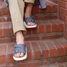 LAVUEDEJB Juvy Shop 棉質街頭帆布拖鞋 4cm