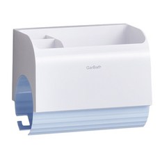 Hiredeco 多功能吹風機架 20 x 16.5 cm LNY21082407, 淺藍色, 1個