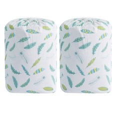 Itemtrade 束口防水束口袋, 羽毛, 2個