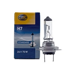 헬라 70W 할로겐 자동차 전구 24V, 1개, H7