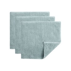 Market Pia不沾黏廚房用超細纖維清潔抹布 01 平面藍色, 3個