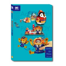 Action Craft 快樂城市獅子警察和企鵝消防員工藝品套組, 混色