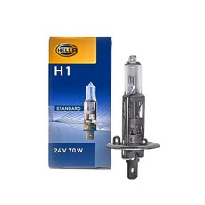 헬라 70W 할로겐 자동차 전구 24V H1, 1개