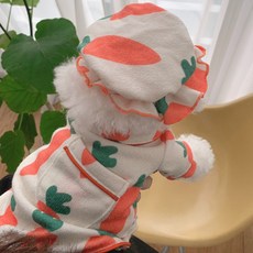 Hanbyeol Country Dog 蘿蔔帽睡衣套組, 淺褐色的