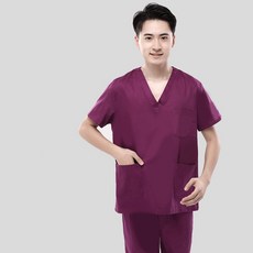 男款短袖醫院制服組