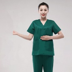 女款短袖醫院制服組