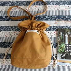 FRENCH CHIC BAG 女士純色 Bucket Bokjori 帆布環保包 GA2623