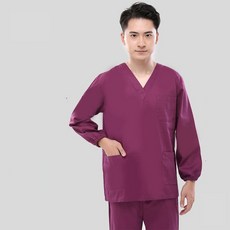 男款長袖醫院制服組