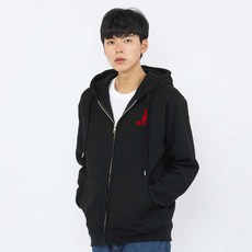 L.LAMO 刷毛H紳士連帽拉鍊外套