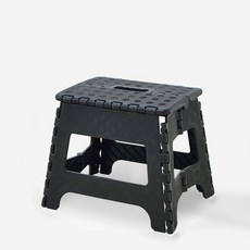 화성 공간절약형 야외용 접는의자 27cm, 08 블랙, 1개