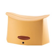 화성 접이식 야외용 미니 종이의자, 03 노란색