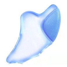 제이알유 빛나는 투명 하트 괄사 마사지 도구, 블루, 1개