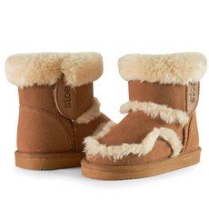 STOE 兒童羊毛皮草靴