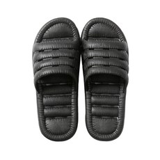 柔軟大碼浴室鞋 黑色, 1組