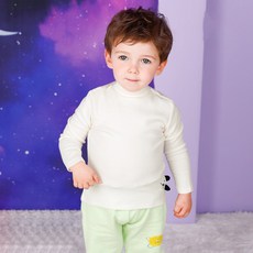 milk mile 孩童刷毛熊臉長袖上衣