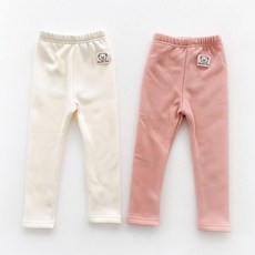 ADORE BEBE 兒童款高腰貂皮內搭褲 2入組