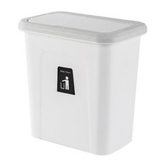 廚房用防臭廚餘桶, 白色的