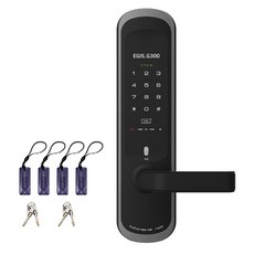 하이원플러스 이지스 G300 도어락 + 카드키 4p + 비상키 2p, 자가설치