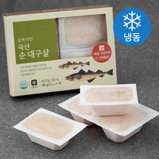 곱게 다진 국산 순 대구살 (냉동), 120g, 1개
