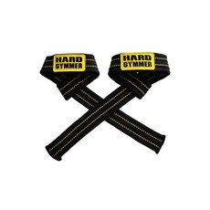 HARD GYMMER 重型拉起提升健康帶, 黑色的