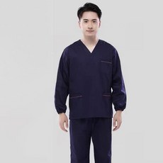 男款長袖醫院制服組