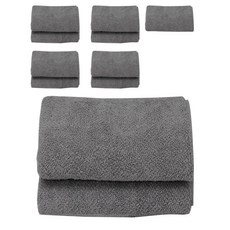 Supapa 竹製飯店式竹纖維毛巾 180g, 灰色, 11個