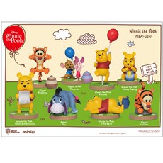 BEAST KINGDOM 野獸國 小熊維尼系列迷你蛋攻擊圖 8 組 MEA-020 (BKD146823), 1套