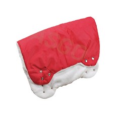 兒童推車保暖手套, 紅色, 1入