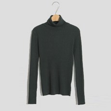 아틀리에나인 여성용 베이직 목폴라 니트 R-T-4201