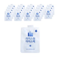 ICEONE 水 100% 冰袋半成品 21 x 27cm, 20入, 1入