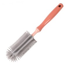 Marketpia 奶瓶杯清潔刷, 03 橙色, 1個