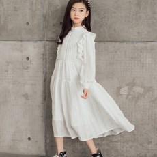 Angel Eye 女童荷葉邊翅膀長版連身裙