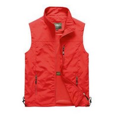 healingcare 露營 釣魚 登山 工作背心 7882, 06 紅色