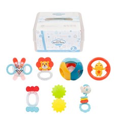 LIL RINSER 彩虹搖鈴 7入, 混色