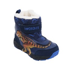 DiNOSOLES 孩童 T-Rex 圖案靴子 2 DNKCB4TSTR11NVY
