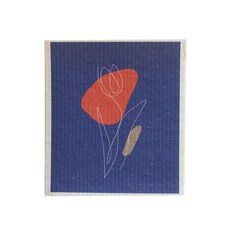 ALLHI 印花紙漿抹布 02 花線, 1個