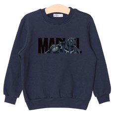 nykids 兒童漫威刷毛大學T P103