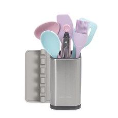 bella cuisine 優質矽膠廚具 8件組, 天藍色+紫色+粉色