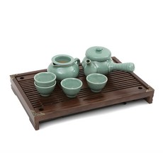 苦瓜工房青瓷茶具組, 5種, 1套
